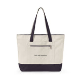 Canvas Tote Bag — 'Tote University' Classic Zippered Canvas Tote