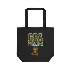 Eco-Friendly Tote Bag - GPA Goals, Plans & Accessories, Reusable Shopping Bag, School Tote, Gift for Students