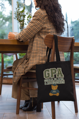 Eco-Friendly Tote Bag - GPA Goals, Plans & Accessories, Reusable Shopping Bag, School Tote, Gift for Students